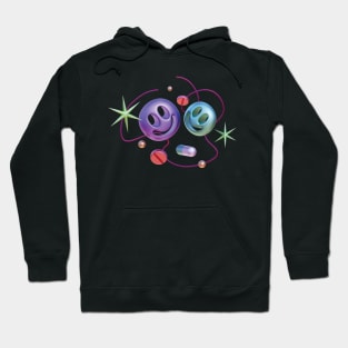 Smile, pills and stars Hoodie